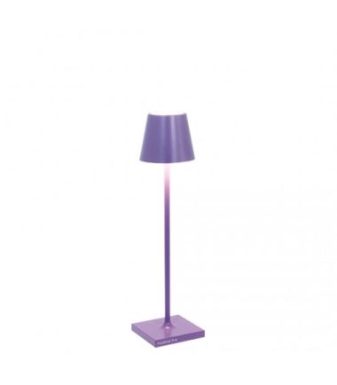Zafferano Lampada da Tavolo Poldina Pro Micro Lilla